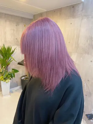 ミディアム カラー 🧸ミルクティー🧸 kousei🧸のヘアスタイル