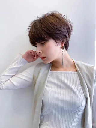 ショート カラー モリシュンスケ /レイヤー/髪質改善のヘアスタイル