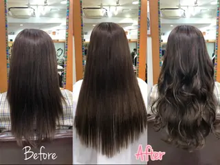 ロング カラー 韓国ヘア🤍髪質改善 🇰🇷AKANEのヘアスタイル