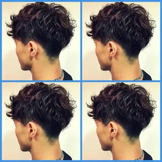 ショート パーマ ハイトーンデザイン カラー特化🌟木下のヘアスタイル