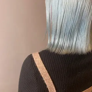 ミディアム カラー 美髪・シールエクステ ホソタニリョウコのヘアスタイル