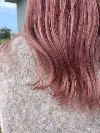 セミロング カラー otto滑川市 yukaのヘアスタイル