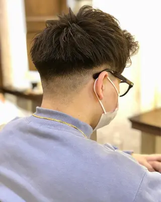 ショート メンズ Carina所属・セン北徒歩５分 キシタクのヘアスタイル