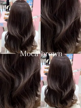 ロング 山 崎のヘアスタイル