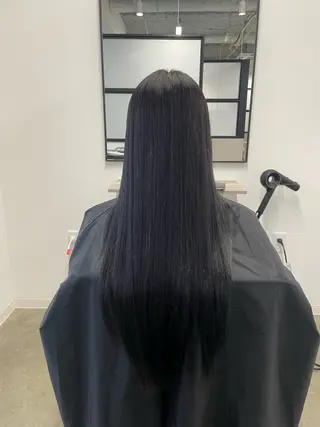 ロング カラー 菅野 萌愛のヘアスタイル