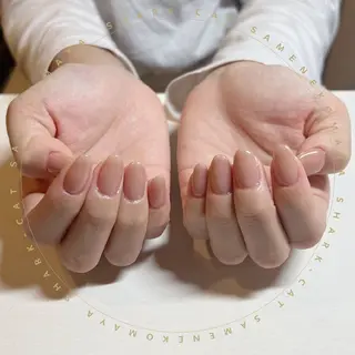 ネイル サメ猫 マーヤのネイルデザイン