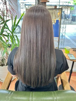 ロング カラー 石井 佑樹のヘアスタイル