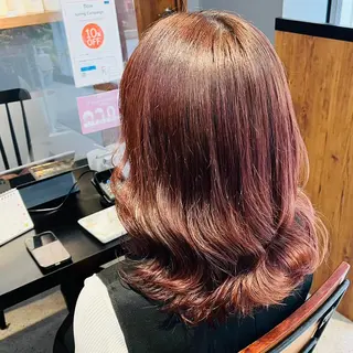 セミロング カラー ヘアアレンジ 🍓後藤 はるな🍓のヘアスタイル