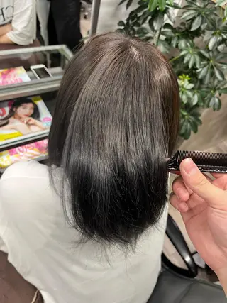 カラー JIN/暖色カラー /髪質改善/艶髪のヘアスタイル