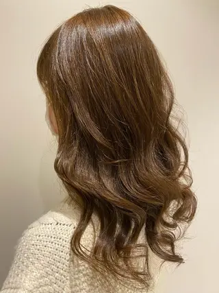 セミロング カラー 🌹艶髪カラー🌹 津田晴加【西荻窪】のヘアスタイル