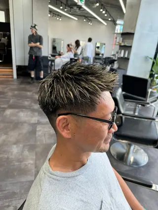 ショート カラー メンズ メンズ特化🔥 齋藤 航のヘアスタイル