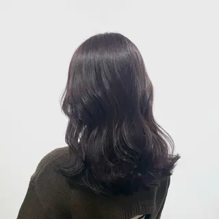 セミロング カラー ヘアアレンジ キヨミ 韓国レイヤーカットのヘアスタイル