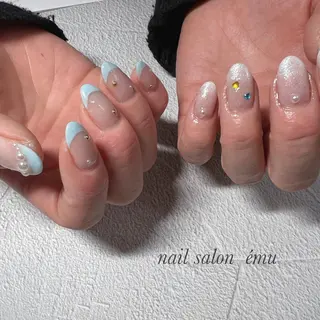 ミディアム ネイル nail salon émuのネイルデザイン