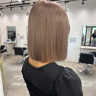 ミディアム カラー 髪質改善ストレート /暖色カラー🎀🪞のヘアスタイル