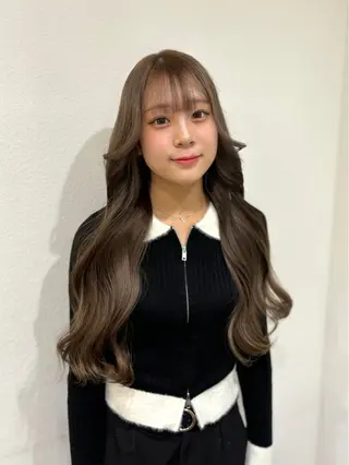 ロング カラー ハイトーン/ウルフ/ レイヤー/Asukaのヘアスタイル