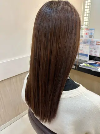 ロング カラー たけだゆめ ダブルカラーのヘアスタイル