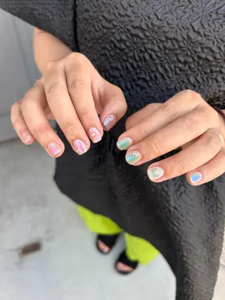 ネイル Gemies所属・Gemies_ RINA🫧のネイルデザイン
