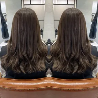 セミロング カラー 艶カラー吉祥寺🌸 KAZUEのヘアスタイル