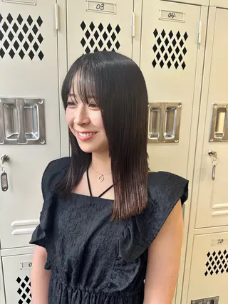 セミロング 髪質改善/レイヤー/ 艶髪🎀ayaneのヘアスタイル