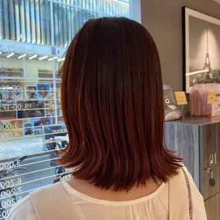 ミディアム カラー かりん 🤍のヘアスタイル