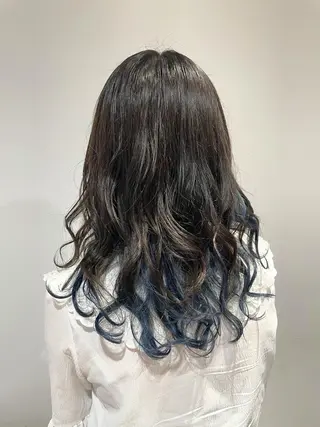 セミロング カラー 🌈🌸あおき みちる🌟💗のヘアスタイル