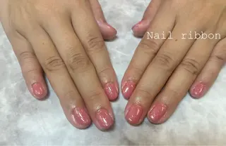ネイル ネイルリボン 笠井のネイルデザイン