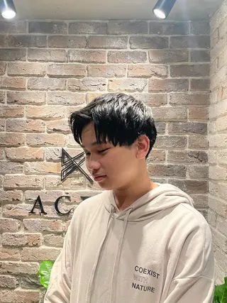 メンズ acroあべの店所属・🧸ブリーチモデル /透明感🎀のヘアスタイル