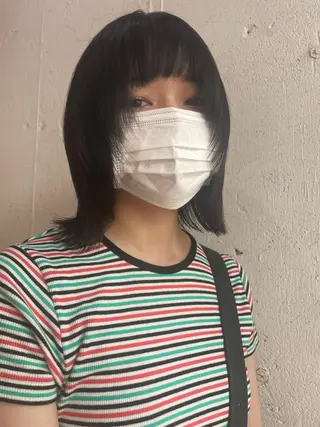 ミディアム カラー hisano / ハイトーン・透明感のヘアスタイル