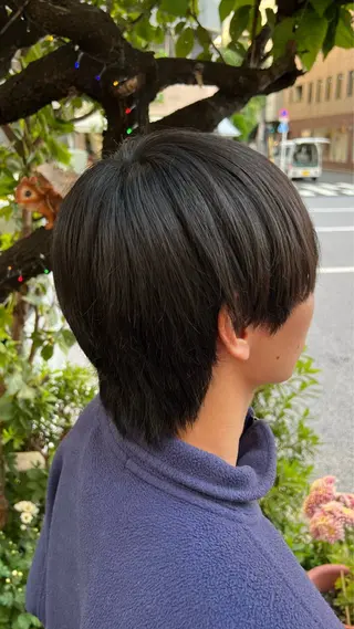 ショート メンズ 【髪質改善/縮毛矯正 /カラー】ホサカのヘアスタイル