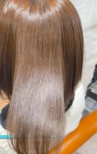 ミディアム 小島あゆ美/髪質改善 /縮毛矯正/ケラコラのヘアスタイル