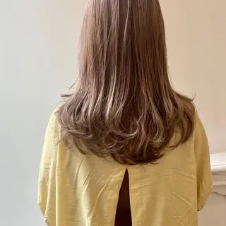 ロング カラー 田中 優衣のヘアスタイル