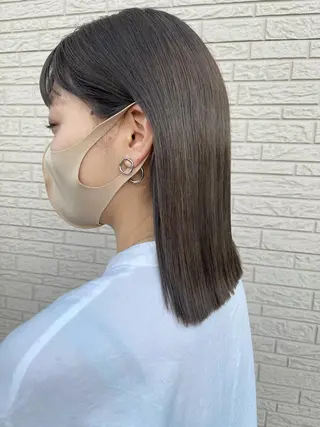 ミディアム パーマ ダブルカラー /まつ毛パーマ🎀のヘアスタイル