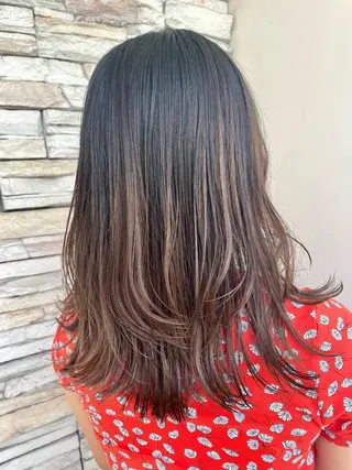 ミディアム 🍒顔周り/レイヤー /韓国風/アリサ🍒のヘアスタイル