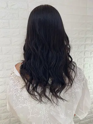 セミロング カラー 福森 みずきのヘアスタイル
