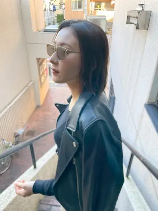 ミディアム カラー her所属・kaito /都立大学herのヘアスタイル