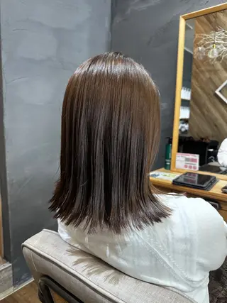 ミディアム カラー Alpha 【abiko】加藤駿のヘアスタイル