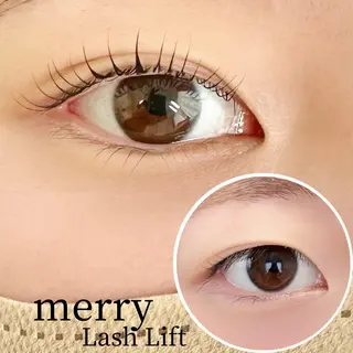 マツエク・マツパ merry Lash Liftのマツエク・マツパデザイン