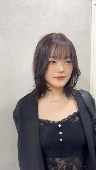 ロング カラー 赤み無し柔らかカラー 【梅田】madokaのヘアスタイル