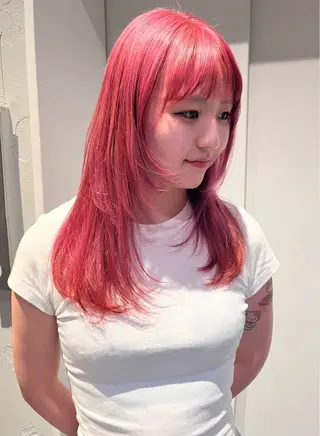 セミロング カラー ジャニヲタ美容師 /👒ルナ🛍のヘアスタイル