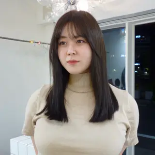 ロング カラー カラーモデル募集 /鮫島 丈のヘアスタイル