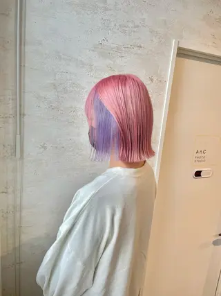 ショート カラー 👑髪質改善カラー 中垣斗希のヘアスタイル