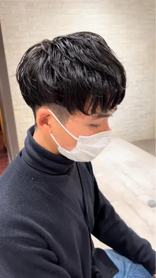 ショート パーマ メンズ 【メンズ特化美容師】 🐍NAO🐍のヘアスタイル