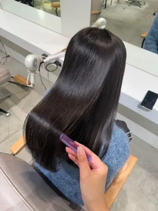 ミディアム FUJIIKANON /ケア‪透明感カラーのヘアスタイル