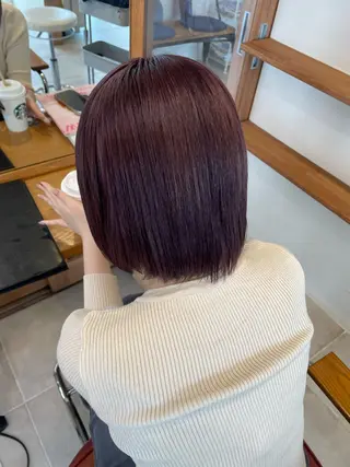 カラー 竹広綾乃/ 艶カラーのヘアスタイル