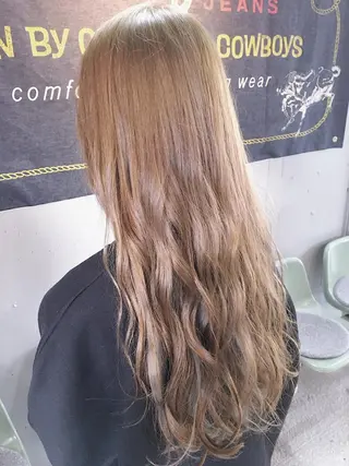 ロング カラー パーマ 代表 中島貴志のヘアスタイル