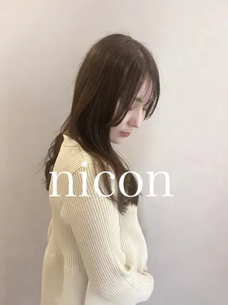 ロング 髪質改善 上品艶感カラーのヘアスタイル