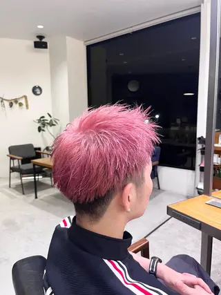 ショート カラー メンズ StueW.所属・三木 誉之尊のヘアスタイル