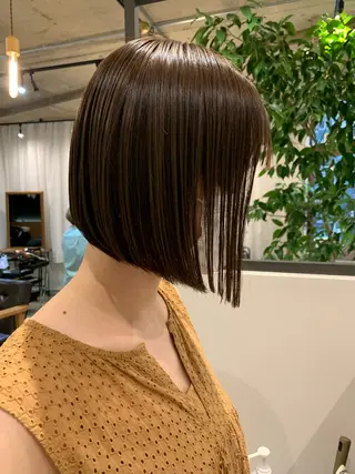 ショート 髪質改善/艶髪カラー 関野文也のヘアスタイル