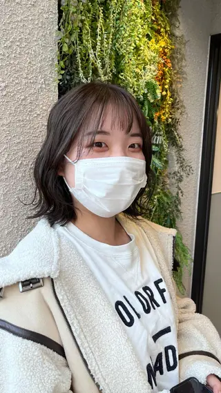 ミディアム 🪽ナチュラルヘア* 大下唯奈🪽🫧のヘアスタイル