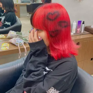 ミディアム カラー ヘアセット/エクステ cocoro🐹🎀のヘアスタイル